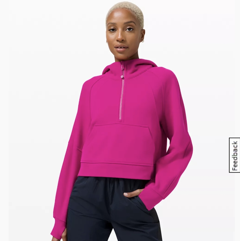 Scuba half zip- ripened rasberry